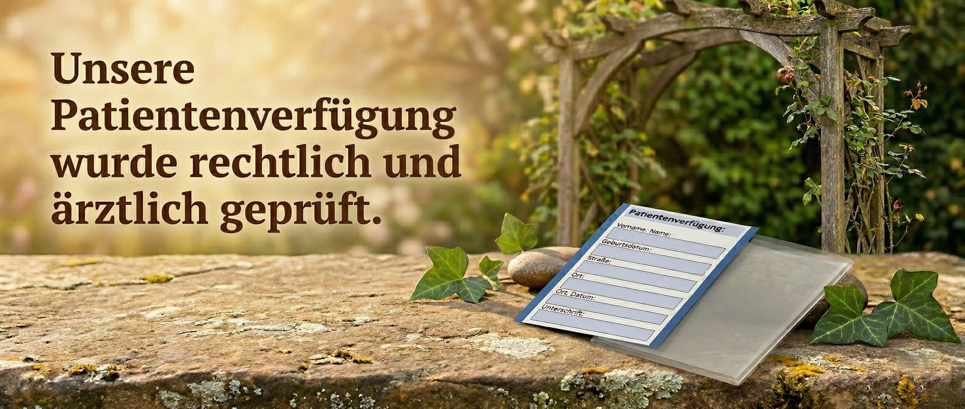 Patientenverfügung Produkt